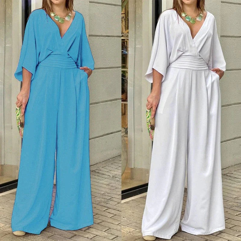LuminaFlow™ Jumpsuit — Unleash Effortless Elegance That Moves with Every Curve and Command