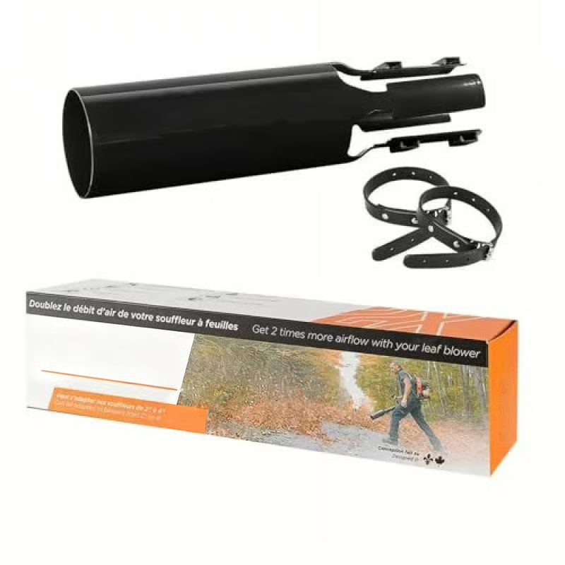 Leaf Blower Air Amplifier Attachment | Airflow Enhancer | Tool-Free Rapid Mount | AirJetPro