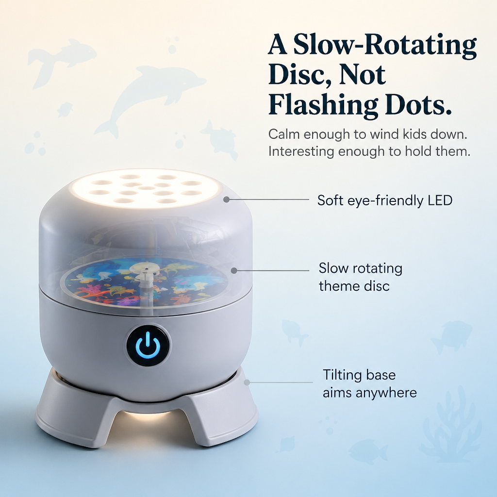 AquaLume™ — Soothe Restless Sleepers With a Living Underwater Light Display