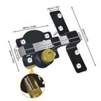 Gate Lock with Key | Corrosion-Resistant | Spring Bolt | GateSecure