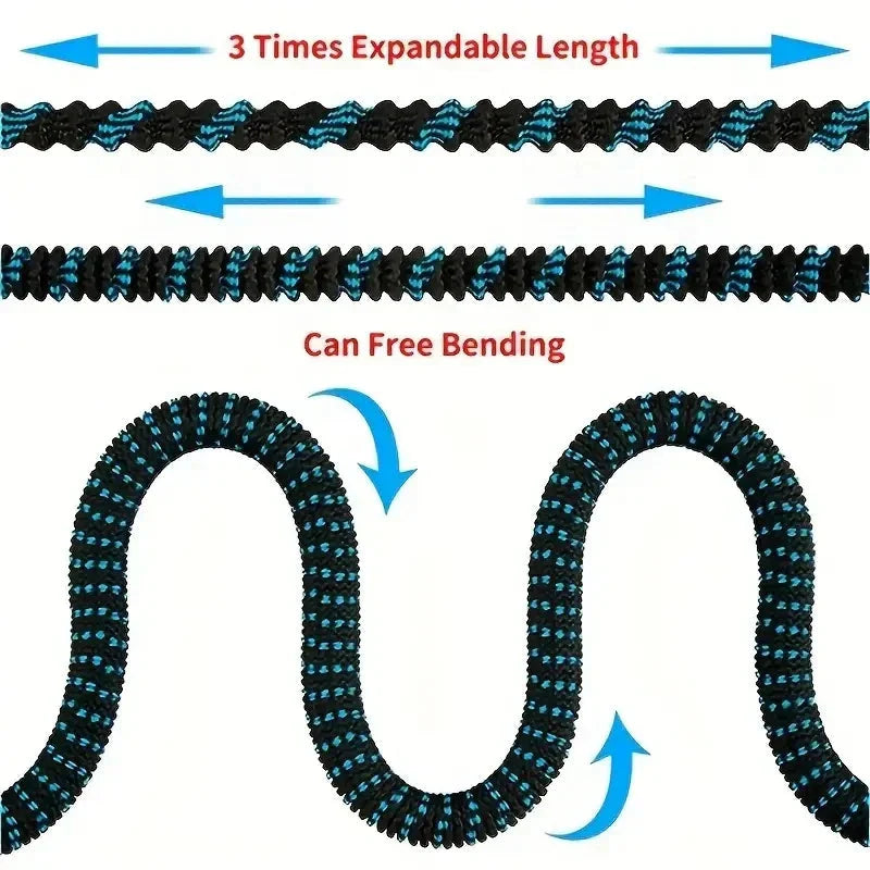 Expandable Garden Hose | High-Pressure Spray Wand | Kink-Proof Braided Jacket | FlexiJet