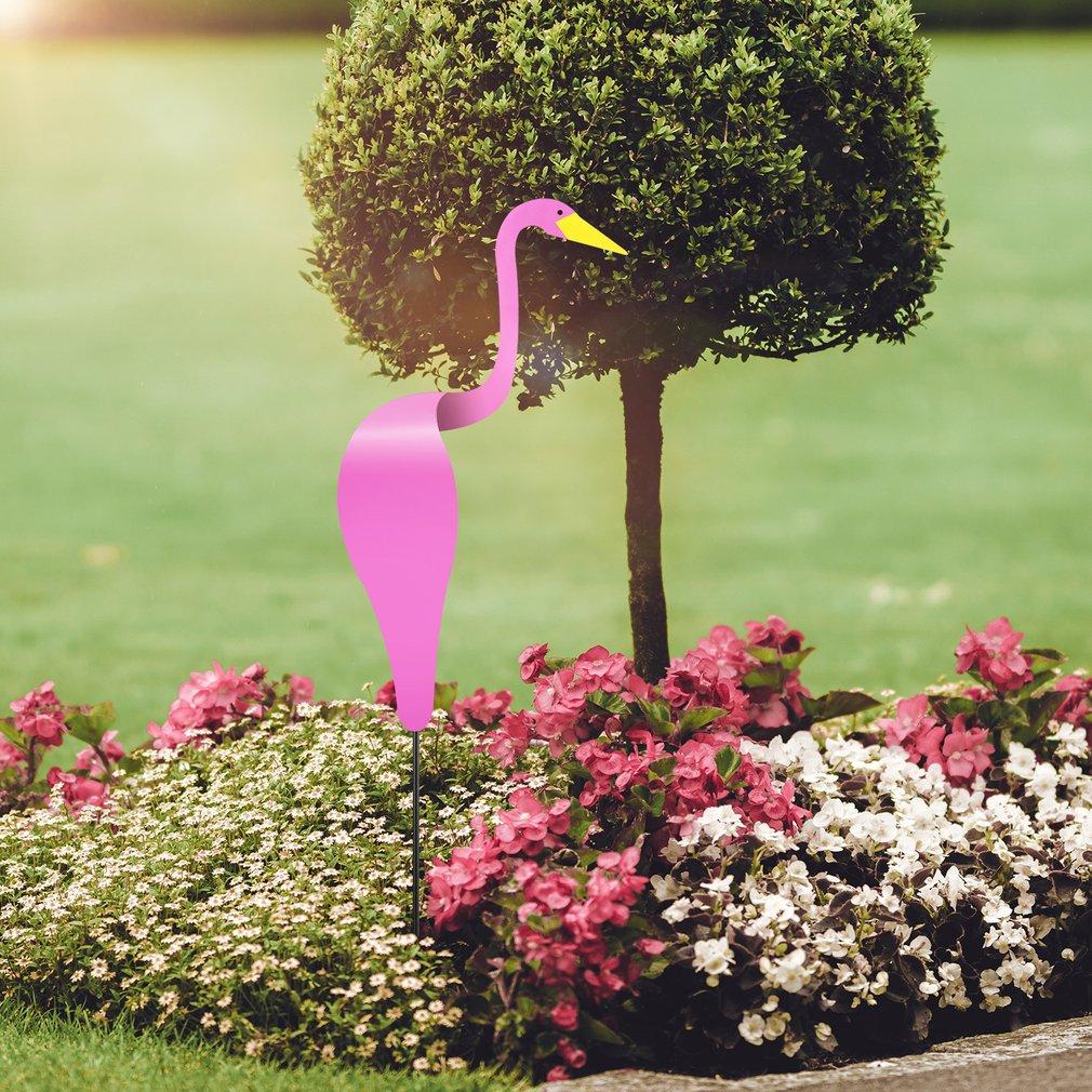 Garden Decor Flamingo Aluminum | Decoration & Wind Vane | Handmade | PinkDrift