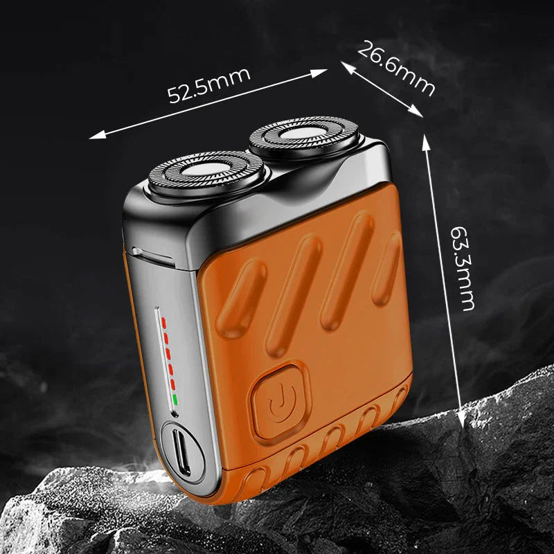 BladeRush™ — Pocket Power for a Fast, Clean Shave That Commands Attention