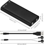 Dictation Device | Compact Audio Recorder | Single Press Recording | MicroSpy