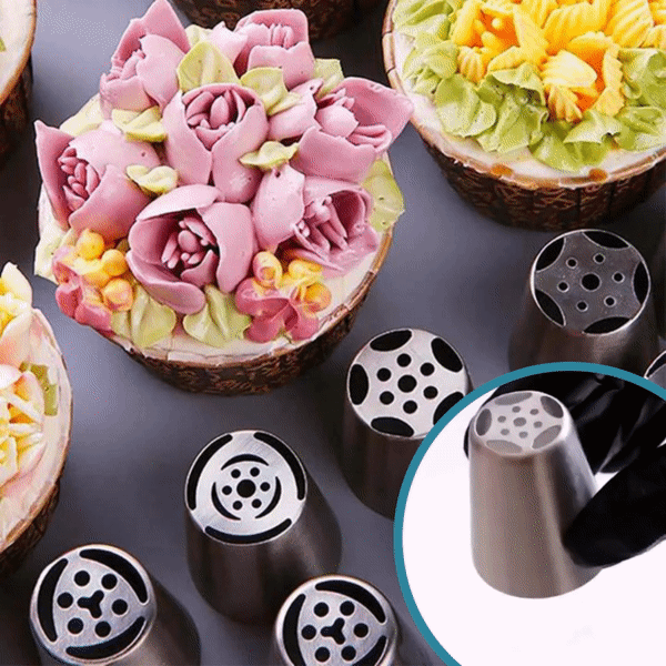 LushPetal™ Tulip Nozzle Set — Unleash Stunning Cakes That Steal Every Spotlight