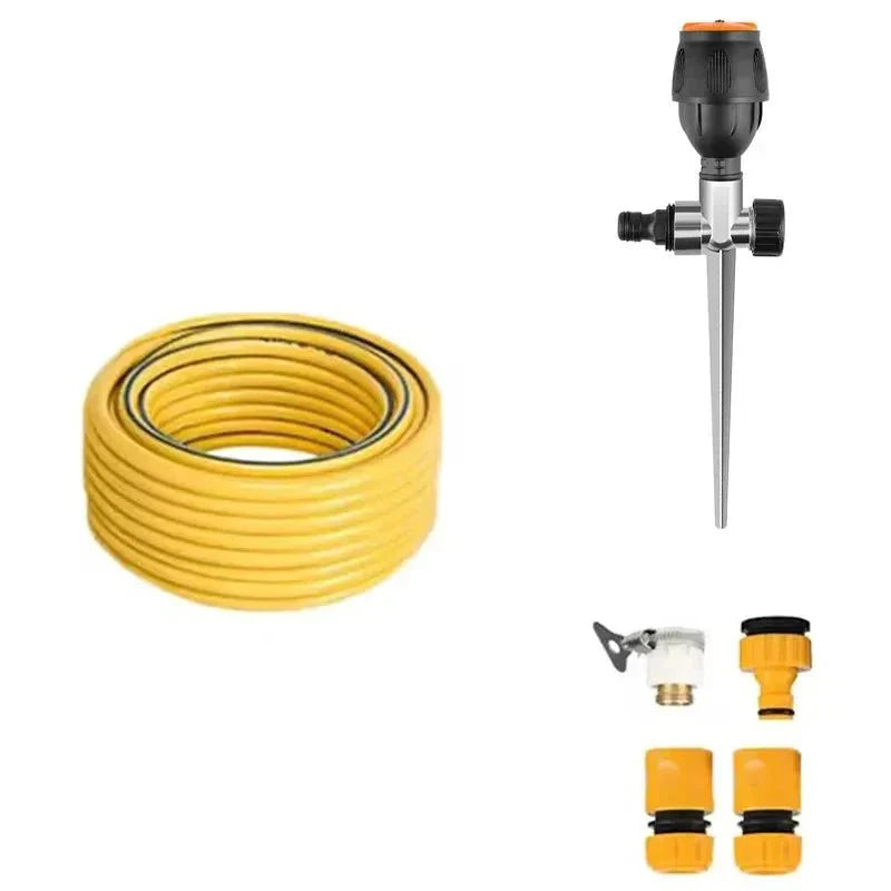 Automatic 360° Garden Watering | Fully Automated Lawn Sprinkler | Weather-Resistant | Spinflow