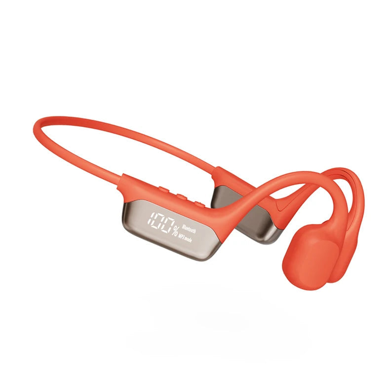 Bone Conduction Headphones | 30 m, IPX8 Waterproof | Bluetooth 5.4 + 32 GB MP3 | AquaBone