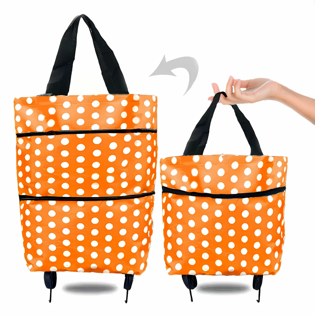 Shopping Trolley | Collapsible Rolling Bag | Lightweight Carrying | Icone