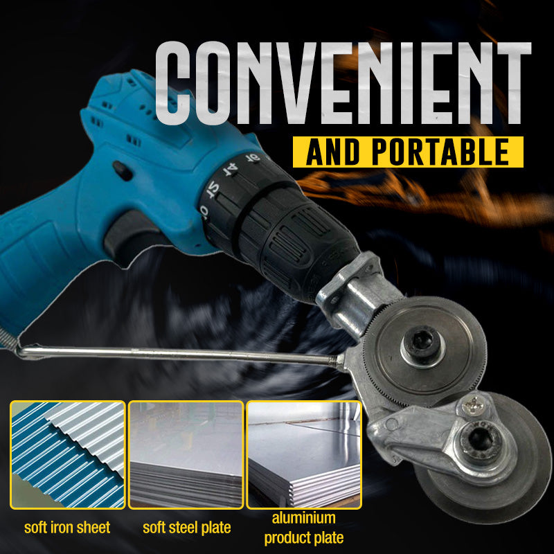 RazorForce™ Drill Plate Cutter — Transform Your Drill, Slice Metal Like a Pro, and Cut Safe Every Time