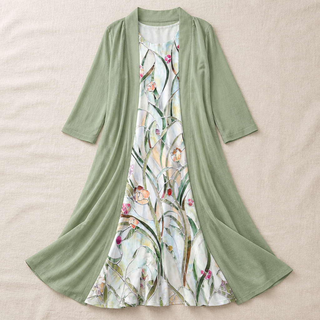 LumaBelle™ Two-Piece Maxi Set — Feel Radiant, Move Freely, Own Every Moment