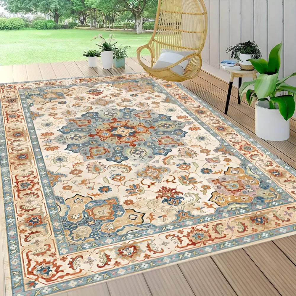 Outdoor Rug | Nordic Style | Non-Slip PVC Backing | FjordFloor