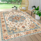 Outdoor Rug | Nordic Style | Non-Slip PVC Backing | FjordFloor