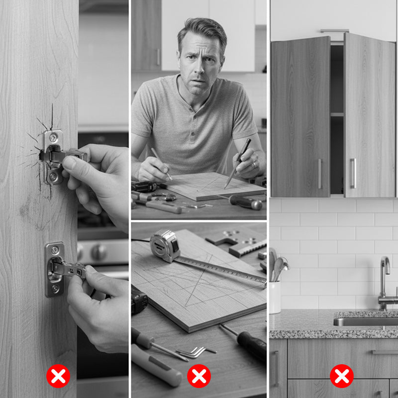 PrecisionSnap™ — Nail Perfect Cabinet Hinges Every Time Without the Stress