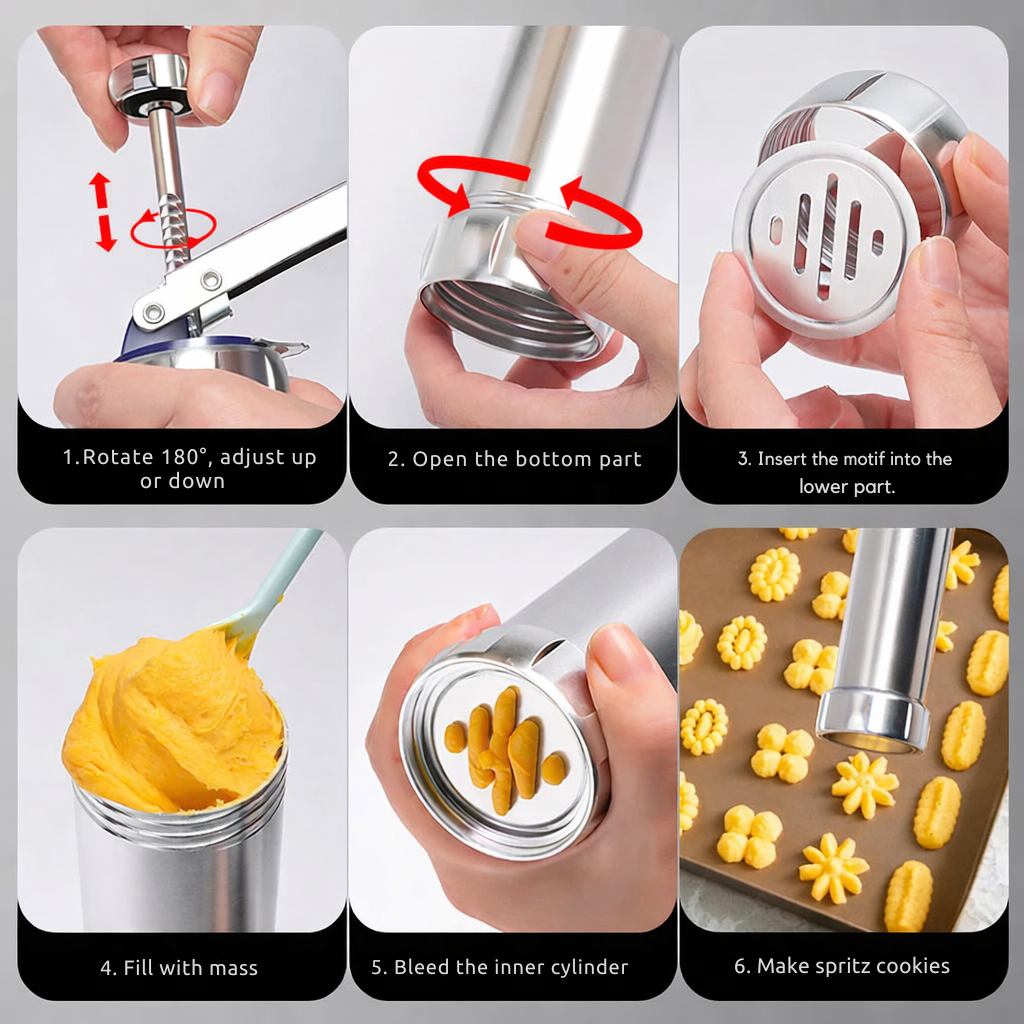 Cookies | Aluminum Dough Stamper | Pastry and Decorating | Bakezy