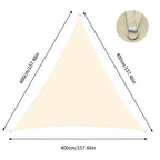 Sun Shade Sail | Triangular Terrace Shade | UV Guard and Water-Resistant | AeriCover