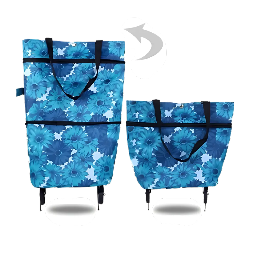 Shopping Trolley | Collapsible Rolling Bag | Lightweight Carrying | Icone