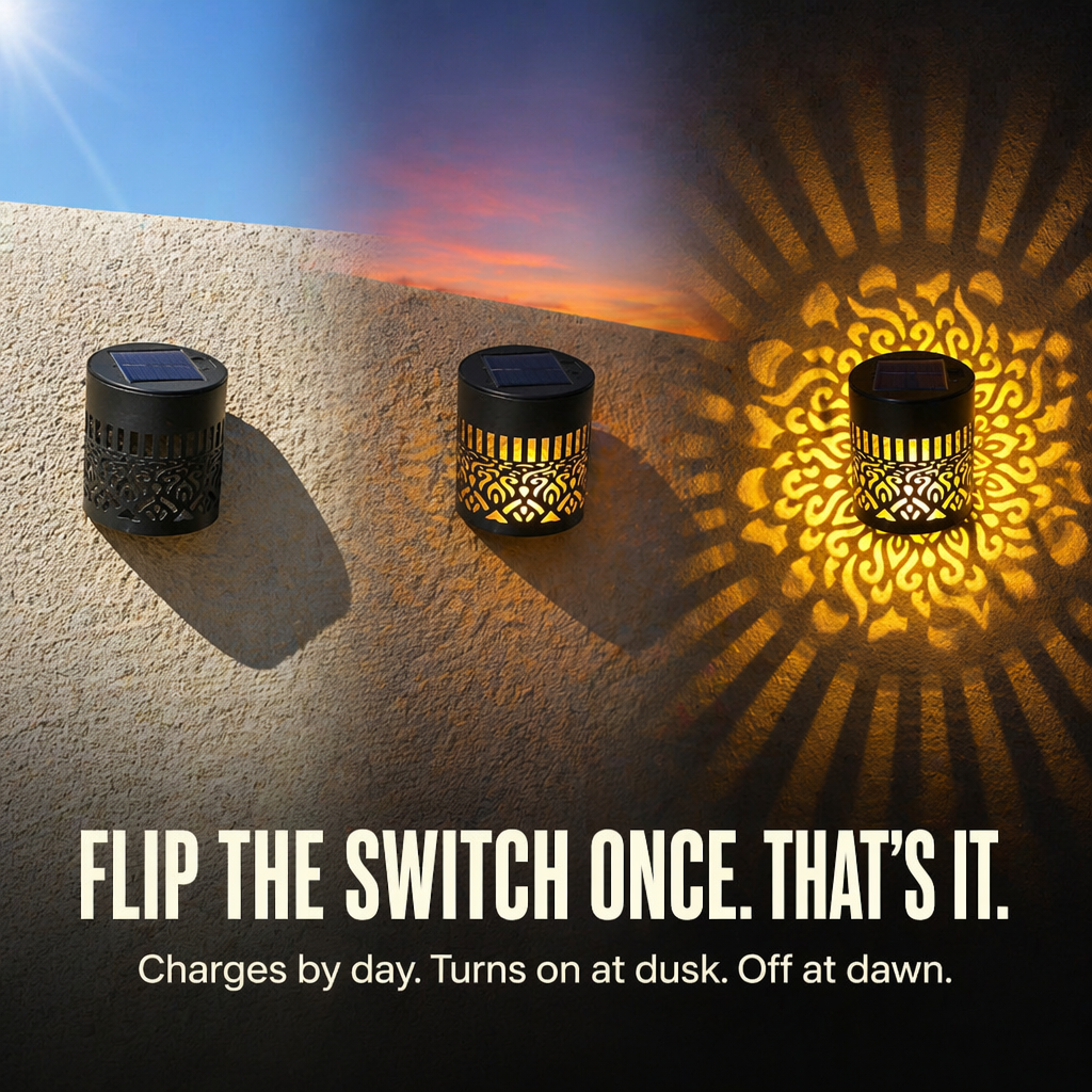 LunaAura™ — Turn Your Nights into Beautiful Solar-Powered Mandala Enchantment