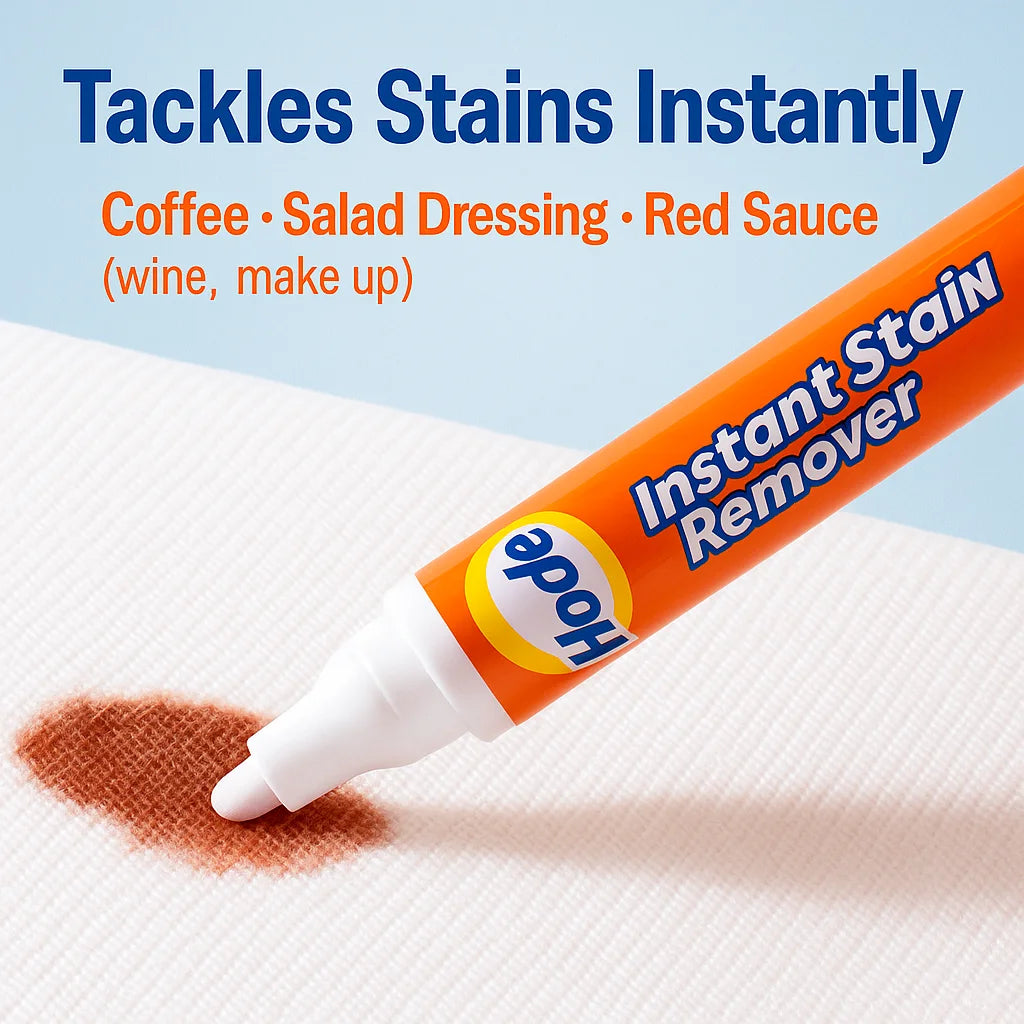 Stain Remover Pen | Quick Aid for New Stains | Accurate Dosage Tip | CleanTip