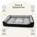 DogBedHouse Thickened Teddy Plush & Machine Washable Pet Mat