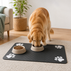 DogBedHouse Absorbent Waterproof Non-Slip Feeding Mat
