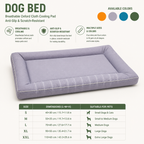 Dog Bed | Breathable Oxford Cloth Cooling Pad | Anti-Slip & Scratch-Resistant