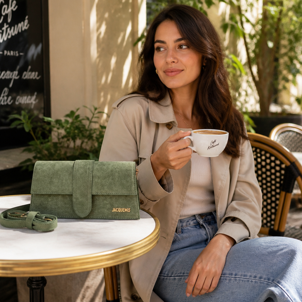 The Lyra Crossbody — Moss