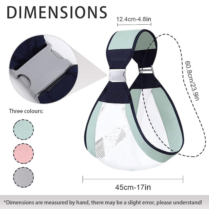 ZephraLuxe™ — Enjoy Effortless, Cool Comfort and Shoulder-Soothing Support Every Step with Your Baby