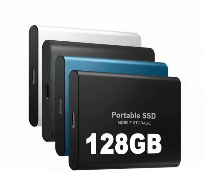 External SSD 128 GB | 20 MB/s Speed | Aluminum Shock-Resistant Waterproof | Driveon