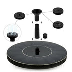 Floating Solar Water Fountain | 6 Fountain Jets | Pond, Birdbath & Garden | AquaRise
