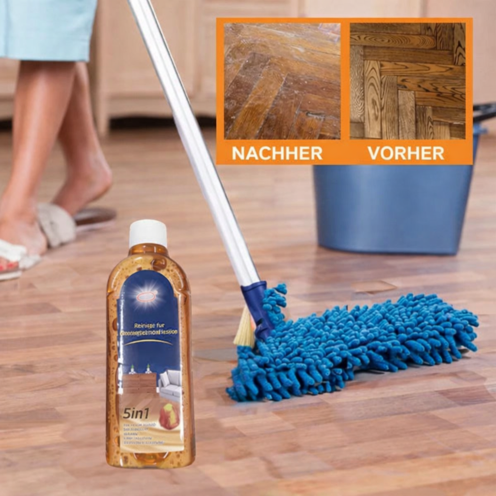 Floor Mop | Floor Polish and Cleaner | Cleans and Nurtures with Every Swipe | CleanerPro