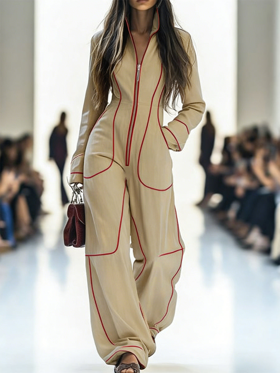 VeroStride™ Wide-Leg Denim Jumpsuit — Own Every Step with Effortless Confidence and All-Day Comfort