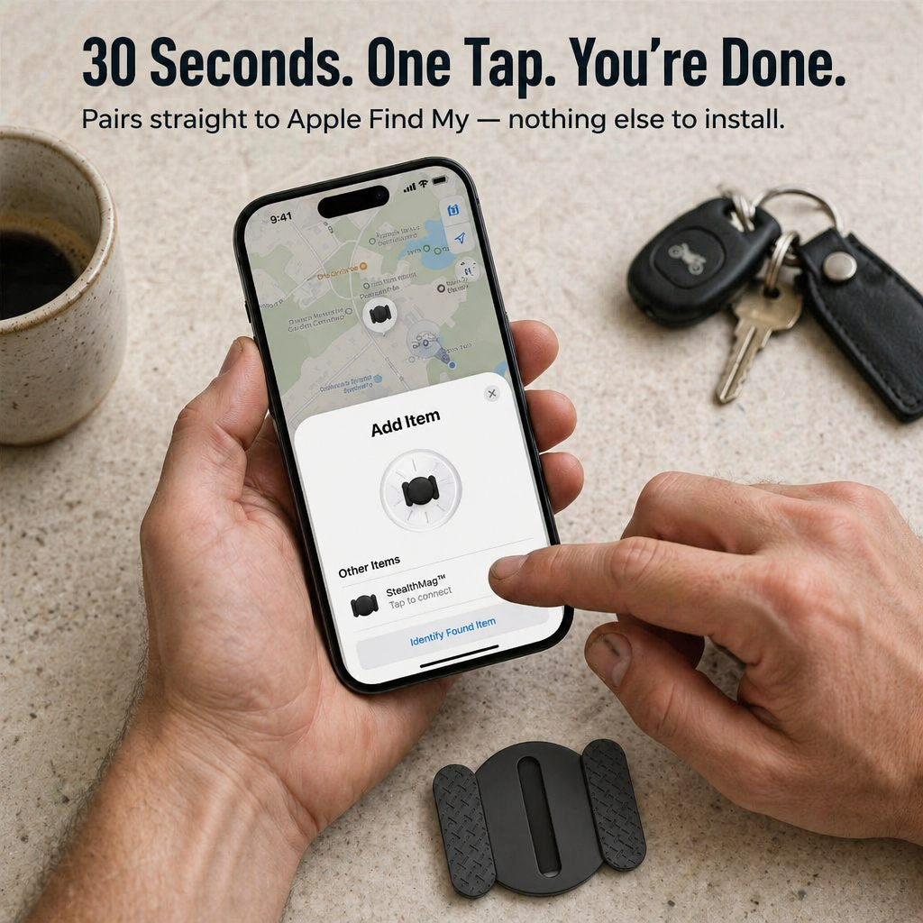 InvisiblePin™ — Hide Your Ride in Plain Sight and Track It Anytime, Anywhere