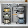 Pot and Pan Rack | Customizable Heights | Space-Saving Cabinet Organizer | PanVault
