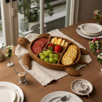 Snack Platter | Solid Wood Serving Board | Animal Design | NaturKueche