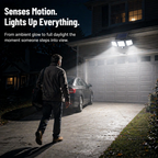 LumaRay™ — Illuminate Every Shadowy Spot With 270° of Motion-Activated Solar Light