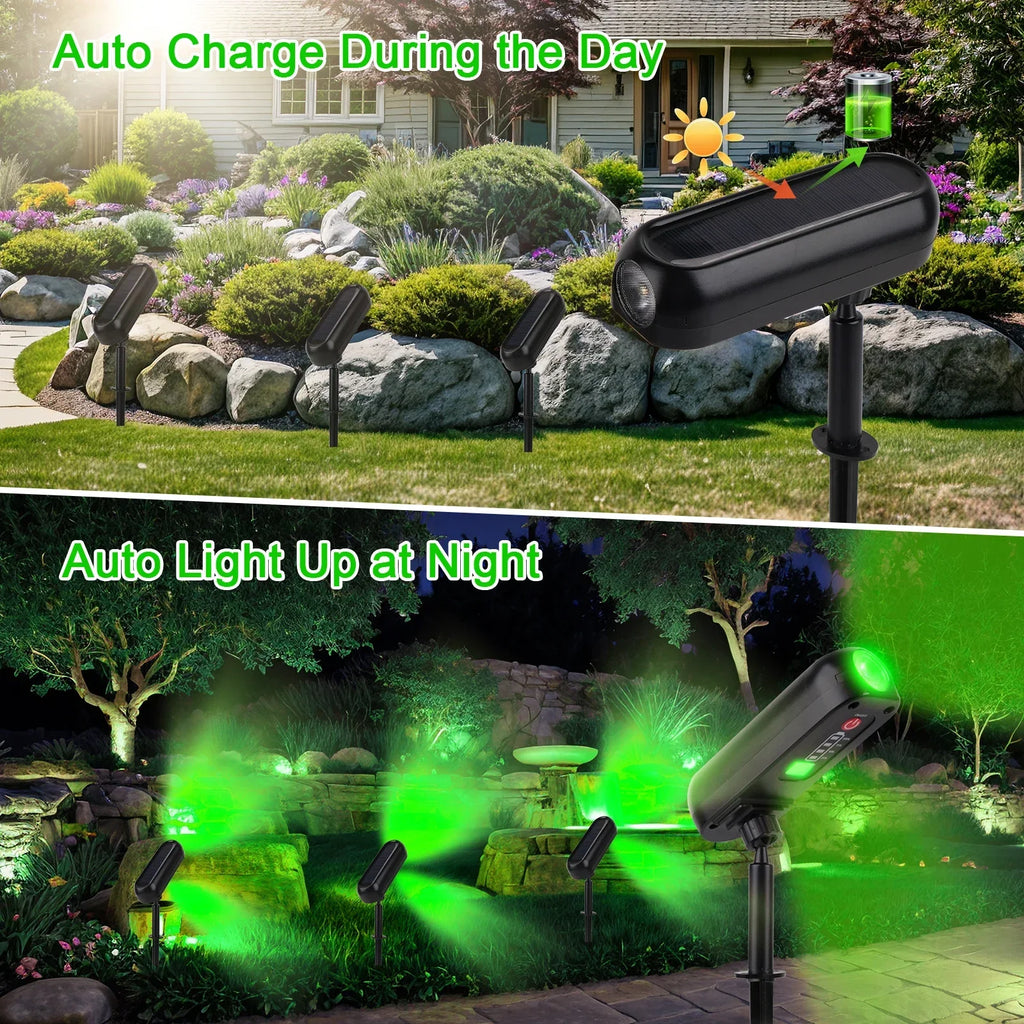 Solar IP65 Waterproof Adjustable LED Garden Spotlight