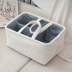 Storage Basket | Open-Top Design | Shape-Holding Fabric Basket | HomeCaddy
