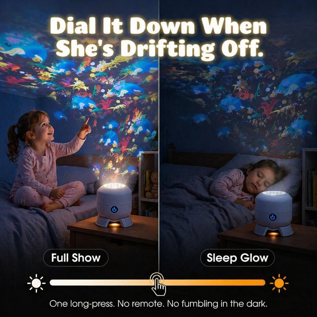 AquaLume™ — Soothe Restless Sleepers With a Living Underwater Light Display