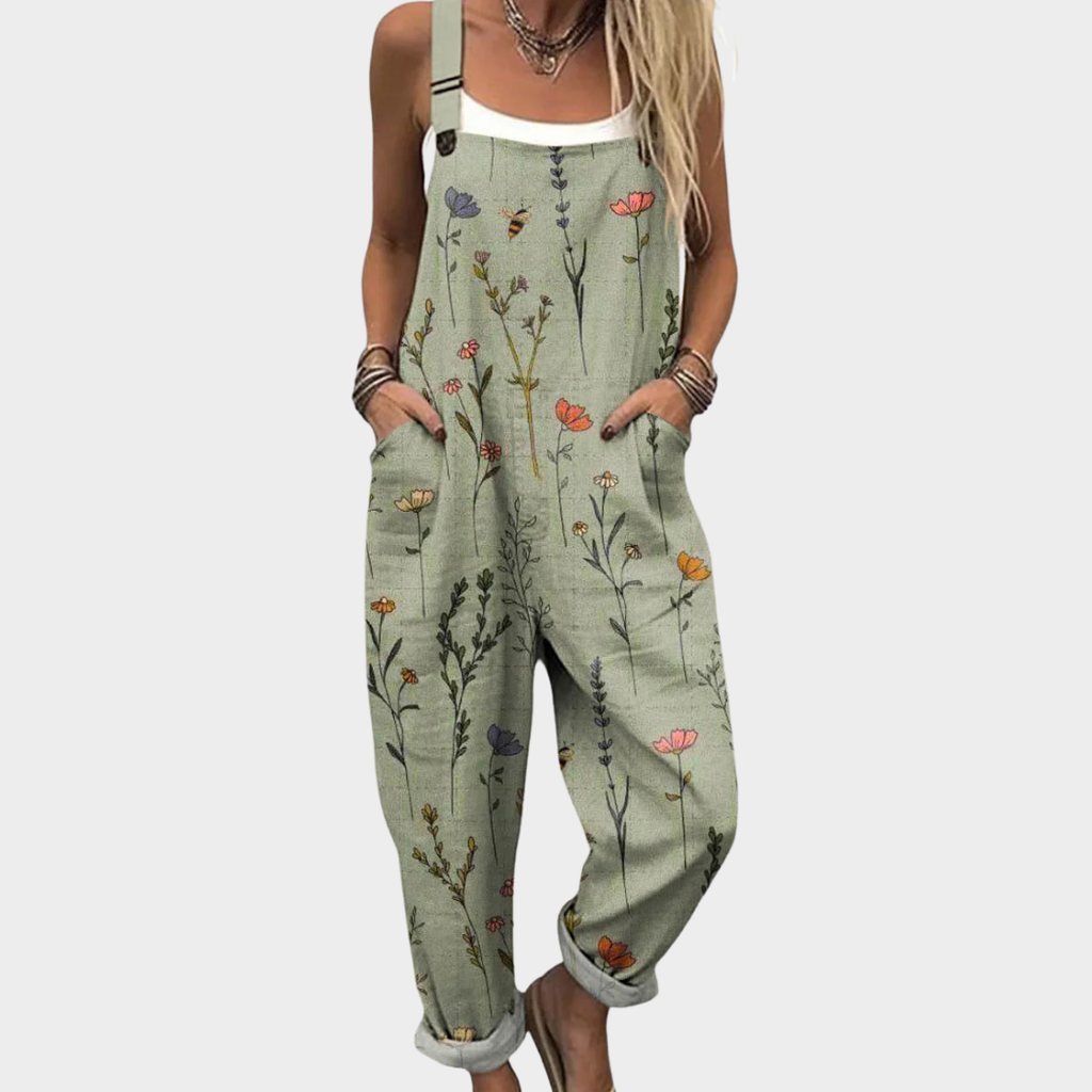 VeloraEase™ Printed Overall — Unlock Your Freedom to Move, Feel Fresh, and Own Every Moment