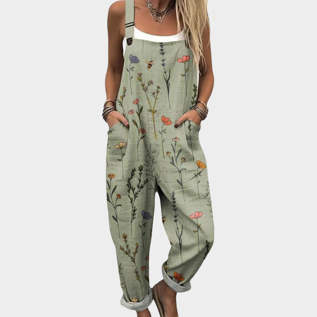 VeloraEase™ Printed Overall — Unlock Your Freedom to Move, Feel Fresh, and Own Every Moment