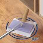 Floor Cleaner | Flat Mop with 360° Rotating Head | Touch-Free Pad Swap | MopMate
