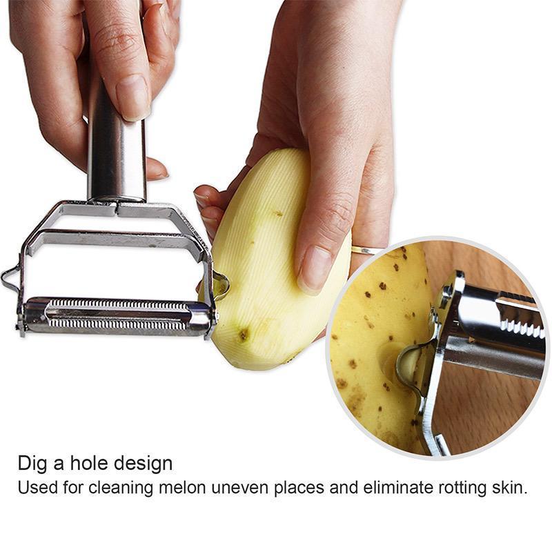Vegetable Peeler | Dual Blades | Stainless Steel | Kitchen Blade