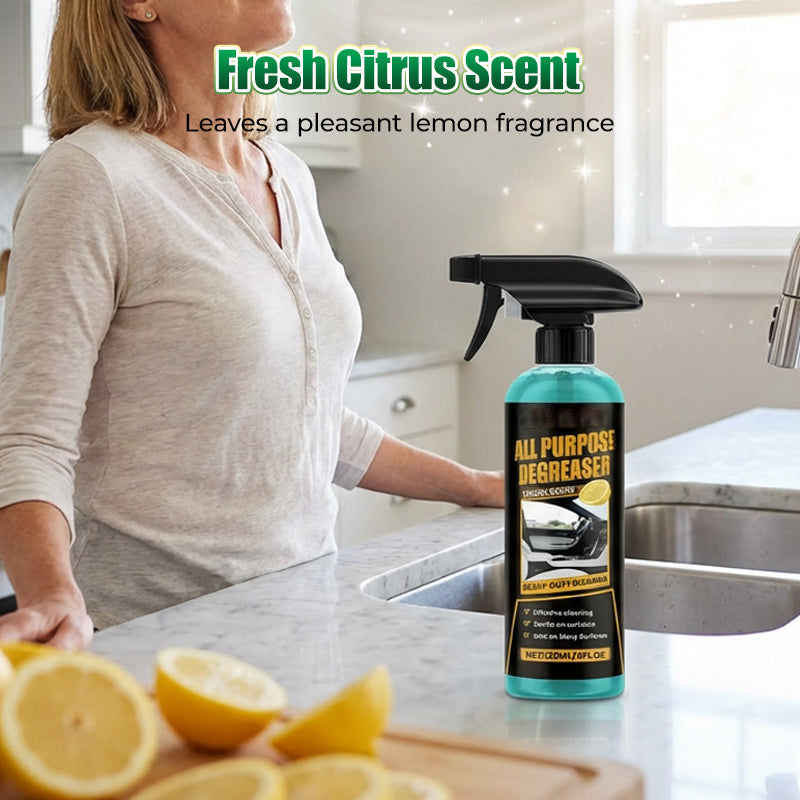 Grease Cleaner | No Residue | Fast Spray and Wipe | ShineEase