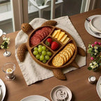 Snack Platter | Solid Wood Serving Board | Animal Design | NaturKueche