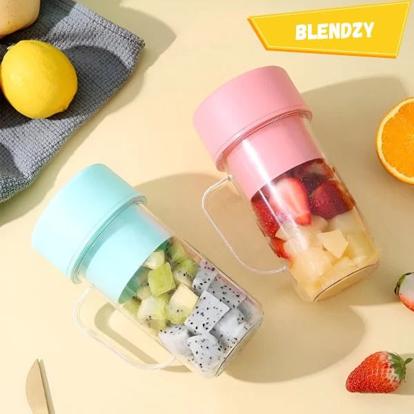 Portable USB Blender | Six-Blade Strength | Leak-Resistant Drinking Cup | GoSmooth