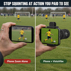 VistaVibe™ — View 16x Closer at Sports, Wildlife, and Concerts Right from Your Pocket