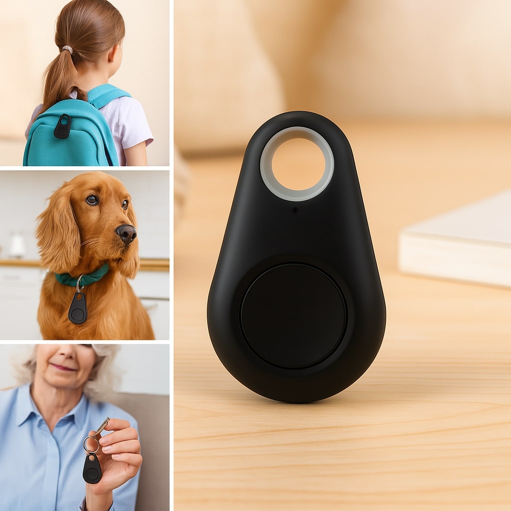 Mini GPS Tracker | Live Tracking through App | Subscription-Free | Locatek