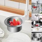 Stainless Steel Sink Strainer | Swan-Style Drain Filter | SinkStrainer
