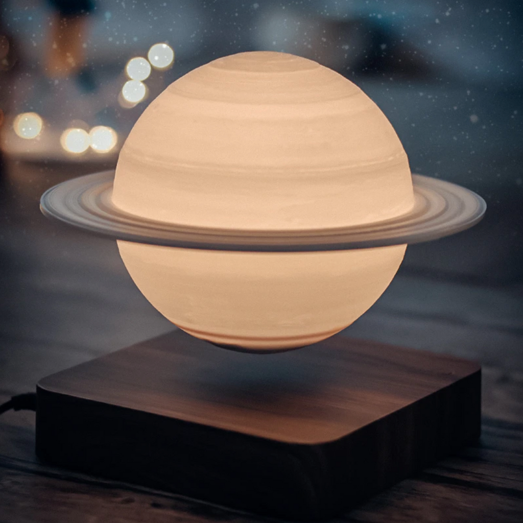 Levitating Moon & Galaxy