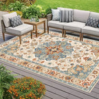Outdoor Rug | Nordic Style | Non-Slip PVC Backing | FjordFloor